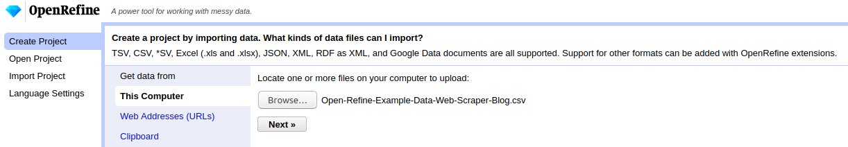 Data-Transformation-Project-Configuration-Web-Scraper-Blog