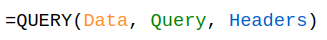 Web Scraper Query Function Syntax Components